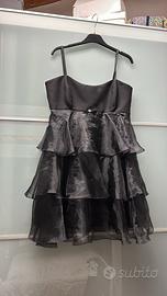 Abito Rinascimento Nero Elegante Cerimonia M Nuovo