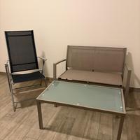 Set arredamento completo terrazzo/balcone/giardino