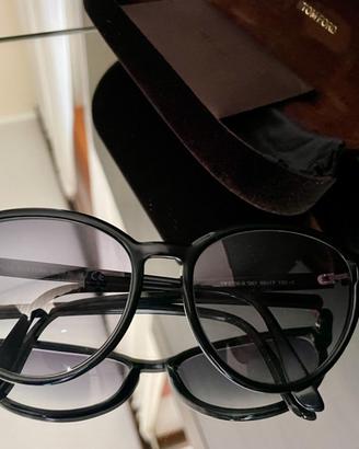 Occhiali da Sole Tom Ford - Nero/Blu Sfumato