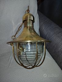 lampada navale 'Fanalino di nave con gabbia