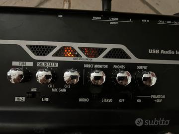 Pedaliera chitarra e Basso ZOOM C5.1t valvolare