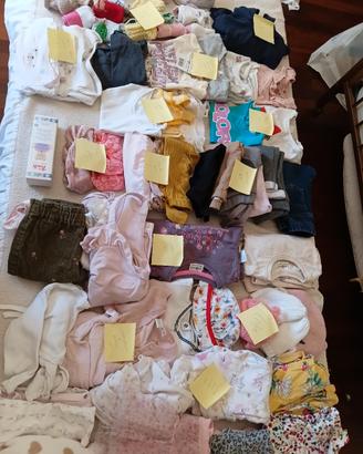 vestiti neonata 3 mesi/12 mesi lotto n.1 e n.2