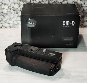 Olympus HLD-7 Impugnatura + 2 batterie BLN 1