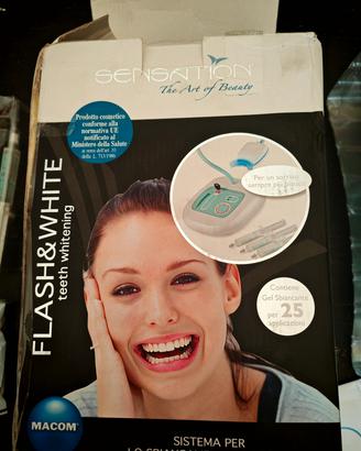 sistema sbiancamento denti macom 25 applicazioni