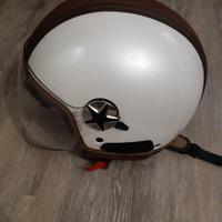 Casco Jet color perla 