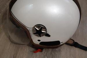 Casco Jet color perla 