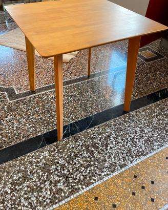 Pomago - Tavolo da pranzo 80x80 cm Colore Rovere