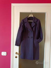 cappotto donna viola