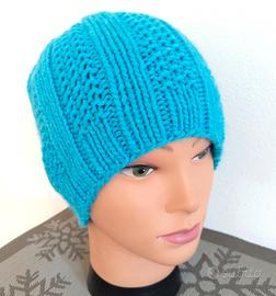 Berretto donna blu