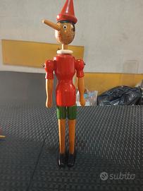 pinocchio in legno vintage