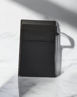 Portacarte / portafoglio uomo nero slim minimal