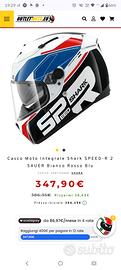 casco top gamma shark taglia S (usato 2 volte)
