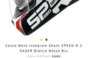 casco top gamma shark taglia S (usato 2 volte)
