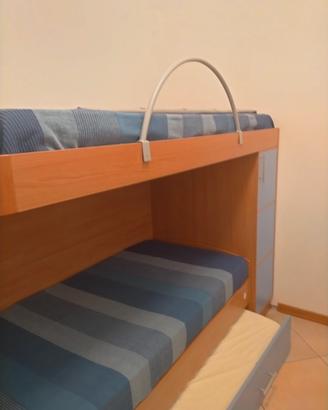 cameretta con letto a castello 