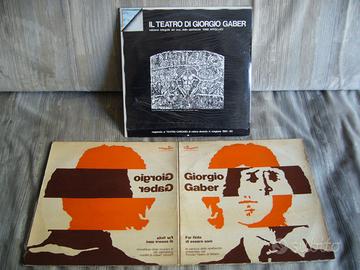 4+5 LP 45 giri GABER Teatro 82 Far finta 73 Gulp