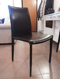 Sedie n.4 ecopelle 13euro/cad
