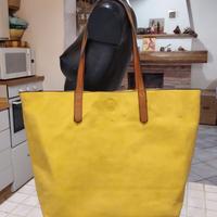 Borsa tote gialla