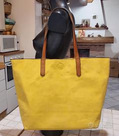 Borsa tote gialla