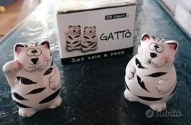 Set sale e pepe con gatti