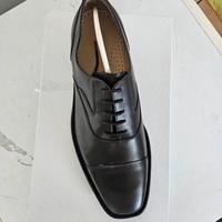 Scarpe basse, stringate oxford, tg 42, marrone