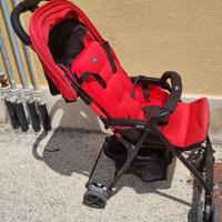 Passeggino rosso Chicco per bambini