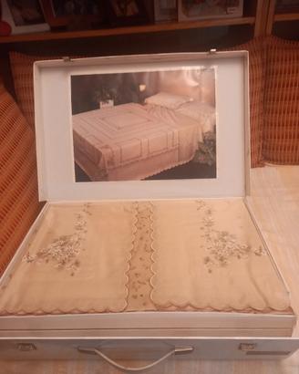 Parure matrimoniale letto in cotone