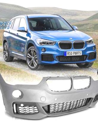 PARAURTI ANTERIORE BMW X1 F48 15-19 LOOK M PDC