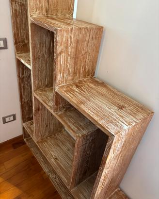 Libreria legno massello