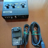 Novation hub. Scheda audio