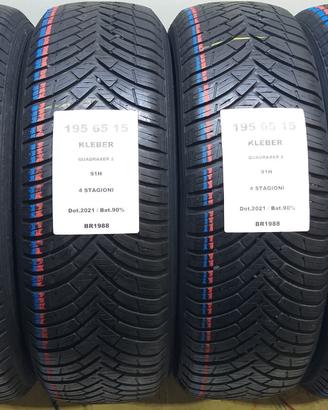4 GOMME 195 65 15 KLEBER BR1988