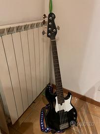 basso elettrico 5 corde yamaha