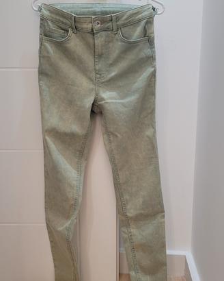 jeggings Calzedonia verde tg S