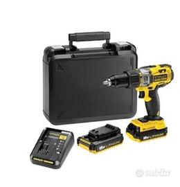 Trapano avvitatore percussione a batteria Stanley
