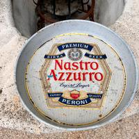 Vassoio nastro azzurro