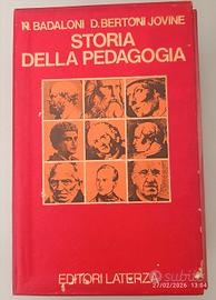 storia della pedagogia tre volumi