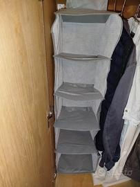 organizer in tessuto per armadi 