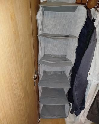 organizer in tessuto per armadi 