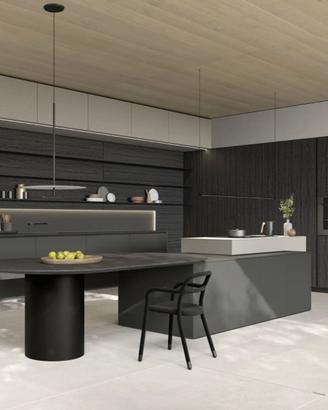 Cucina da Fabbrica | 3 Colonne+Isola Come Progetto