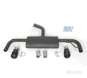 SILENZIATORE DI SCARICO VOLKSWAGEN VW GOLF 6 LOOK 