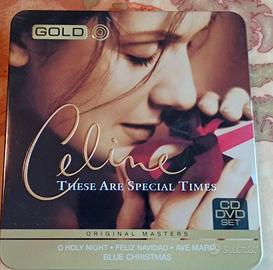 cofanetto metallo CD più DVD Celine Dion These are
