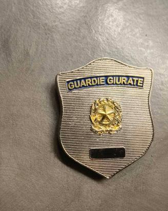 placca Gpg Guardie Giurate 