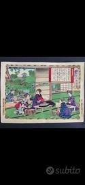 Rara xilografia di Utagawa Hiroshige III - Meiji