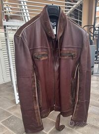 Giacca pelle Dolce e Gabbana