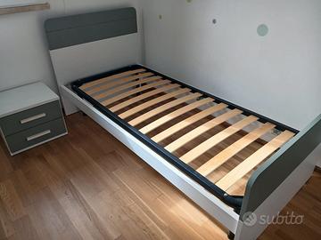 Letto e comodino per cameretta