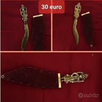 tagliacarte bronzo o ottone primi 900 dio  Vishnu