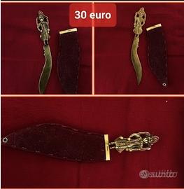 tagliacarte bronzo o ottone primi 900 dio  Vishnu