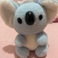 Pupazzo panda celeste piccola/media dimensione