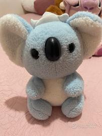 Pupazzo panda celeste piccola/media dimensione