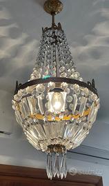 Lampadario a goccia vintage