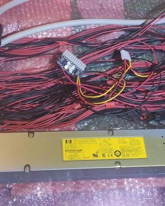 Alimentatore 13x GPU 2450w HP con cavi e pico psu